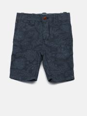 Tommy Hilfiger Boys Blue Printed Shorts