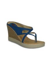 Get Glamr Women Blue Solid Wedges