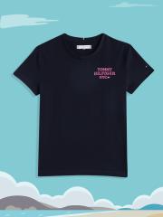 Tommy Hilfiger Girls Navy Blue T-shirt