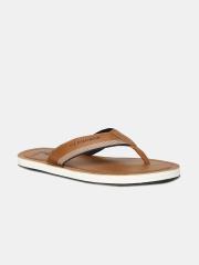 U S Polo Assn Men Tan PU Comfort Sandals