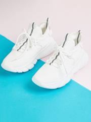 Ginger by Lifestyle Women White Casual Sneakers