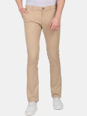 U S Polo Assn Men Khaki Slim Fit Chinos Trousers