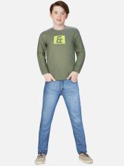 Gini and Jony Boys Olive Green T-shirt