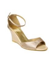 Rocia Women Gold-Toned Solid Sandals