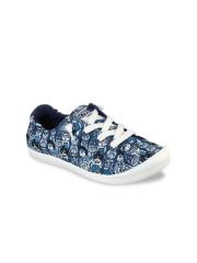 Skechers Women Navy Blue Printed Sneakers