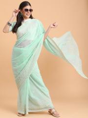 Sangria Women Sea Green Sarees