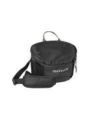 TRAVALATE Black Solid DSLR Camera Shoulder Bag