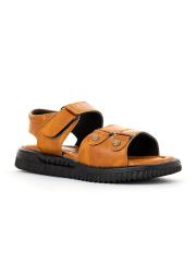 Khadims Boys Tan & Black Comfort Sandals