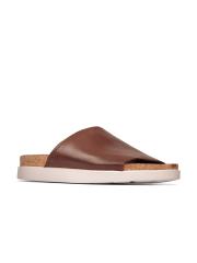 Clarks Men Tan Leather Comfort Sandals