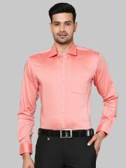 Park Avenue Men Red Formal Shirt