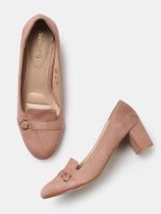 DressBerry Women Pink Solid Pumps