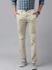 Van Heusen Sport Men Beige Slim Fit Chinos Trousers