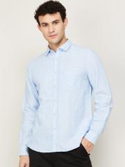 CODE by Lifestyle Men Blue Casual Shirt