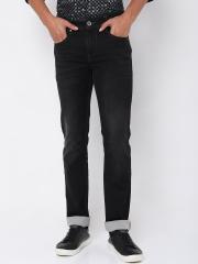 Mufti Men Black Slim Fit Jeans