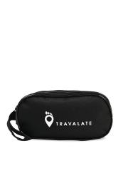 TRAVALATE Black Toiletry Travel Bags