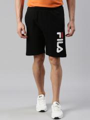 FILA Men Black BARBET Outdoor Shorts