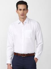 Van Heusen Men White Solid Formal Shirt