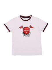 Pepe Jeans Boys White Printed T-shirt