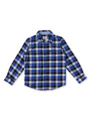 Pepe Jeans Boys Blue Checked Casual Shirt