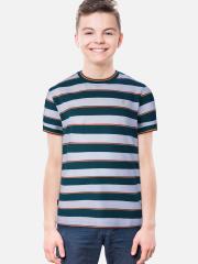 Gini and Jony Boys Multicoloured Striped T-shirt