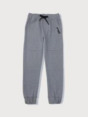 Gini and Jony Boys Grey Solid Joggers