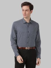 Park Avenue Men Blue Printed Casual Shirt