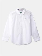 United Colors of Benetton Boys White Casual Shirt