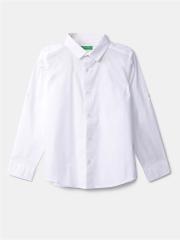 United Colors of Benetton Boys White Casual Shirt