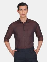 Arrow Men Brown Formal Shirt