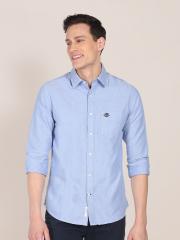 U S Polo Assn Men Blue Casual Shirt