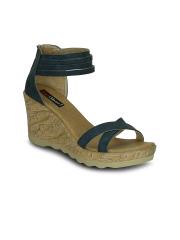 Get Glamr Women Teal Blue Wedges