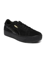 Puma Women Black Vikky Platform Sneakers