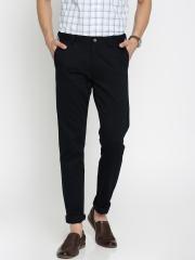 Arrow Sport Men Navy Blue Solid Chrysler Regular Fit Chinos