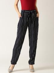 Buy Navy Blue Trousers  Pants for Women by Marks  Spencer Online   Ajiocom