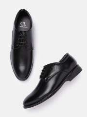 Carlton London Men Black Solid Derbys