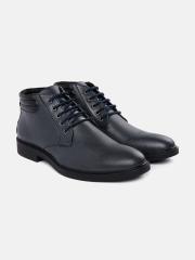 Carlton London Men Navy Blue Solid Boots