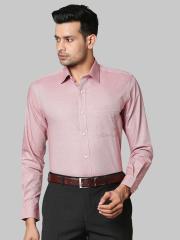 Raymond Men Pink Printed Formal Shirt