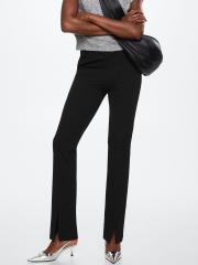 MANGO Women Black Trousers