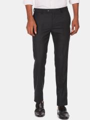 Arrow Men Black Formal Trouser