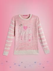 Wingsfield Girls Pink Printed Pullover