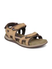 Woodland ProPlanet Men Beige Nubuck Leather Sandals