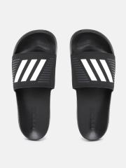 Adidas Black Synthetic Sliders for Men online in India at Best