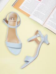 Carlton London Women Blue Solid Block Heels