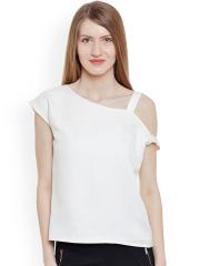 Marc Loire Women White Solid Top