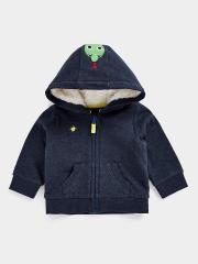 mothercare Boys Navy Blue Hooded Sweatshirt