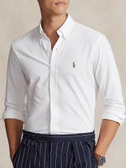 Polo Ralph Lauren Men Pure Cotton Slim Fit Knit Oxford Shirt