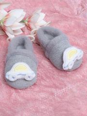 Baby Moo Boys Cars Cotton Booties