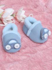 Baby Moo Boys Cotton Cars Booties