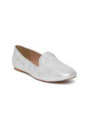 Carlton London Women Silver-Toned Flat Shoes