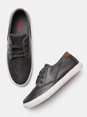 Roadster Men Charcoal Sneakers